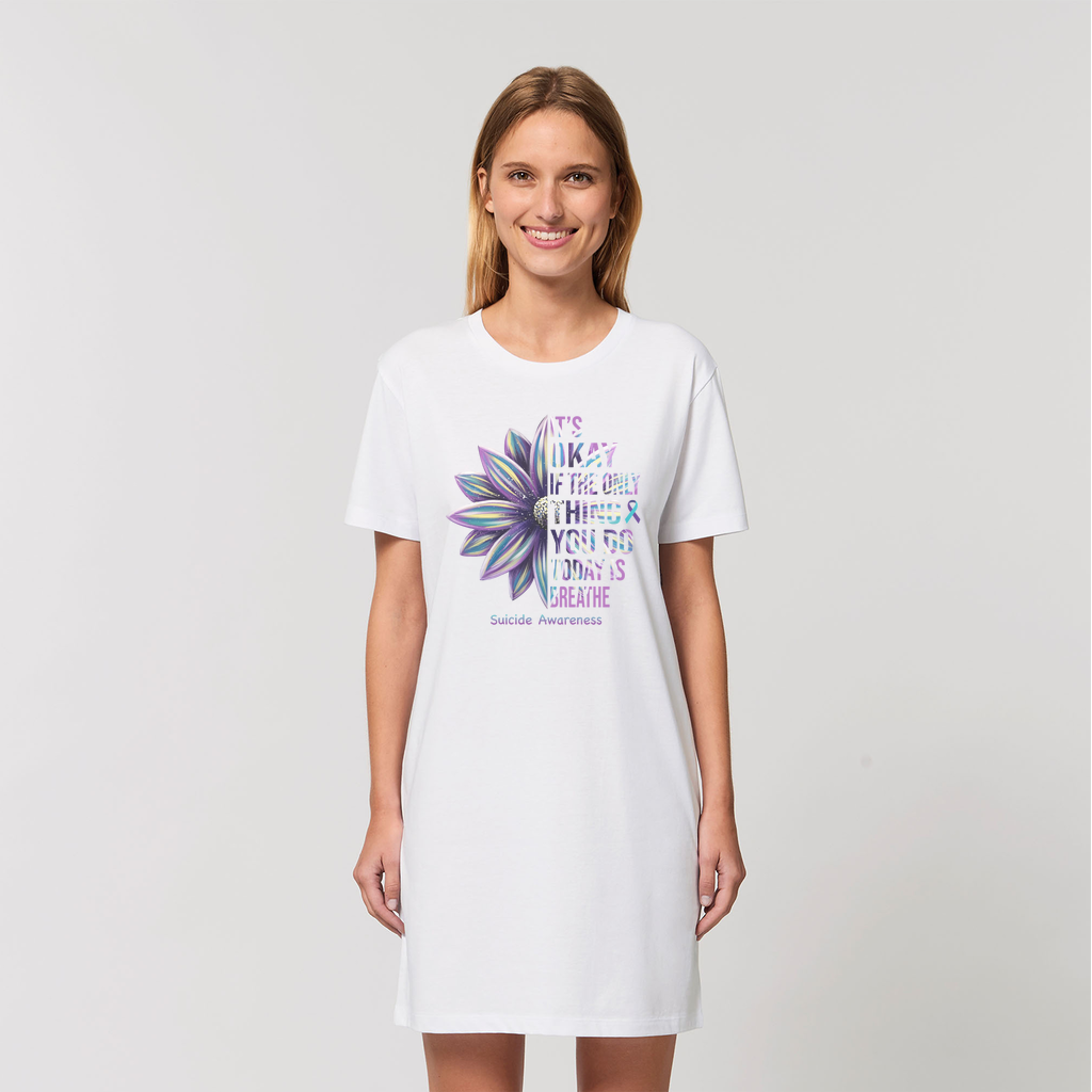 Today Just Breathe Organic T-Shirt Dress