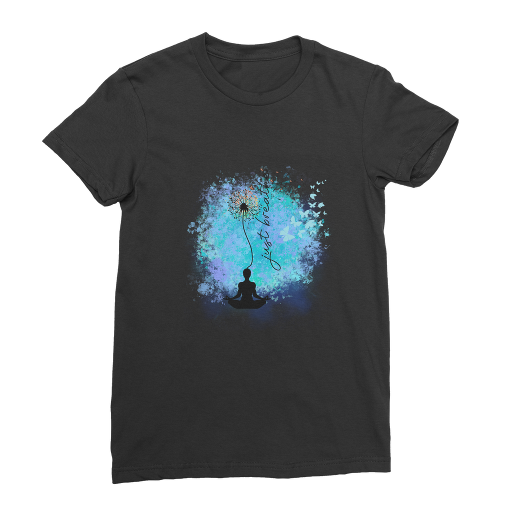 Just Breathe - Dandelion Premium Jersey Women's T-Shirt