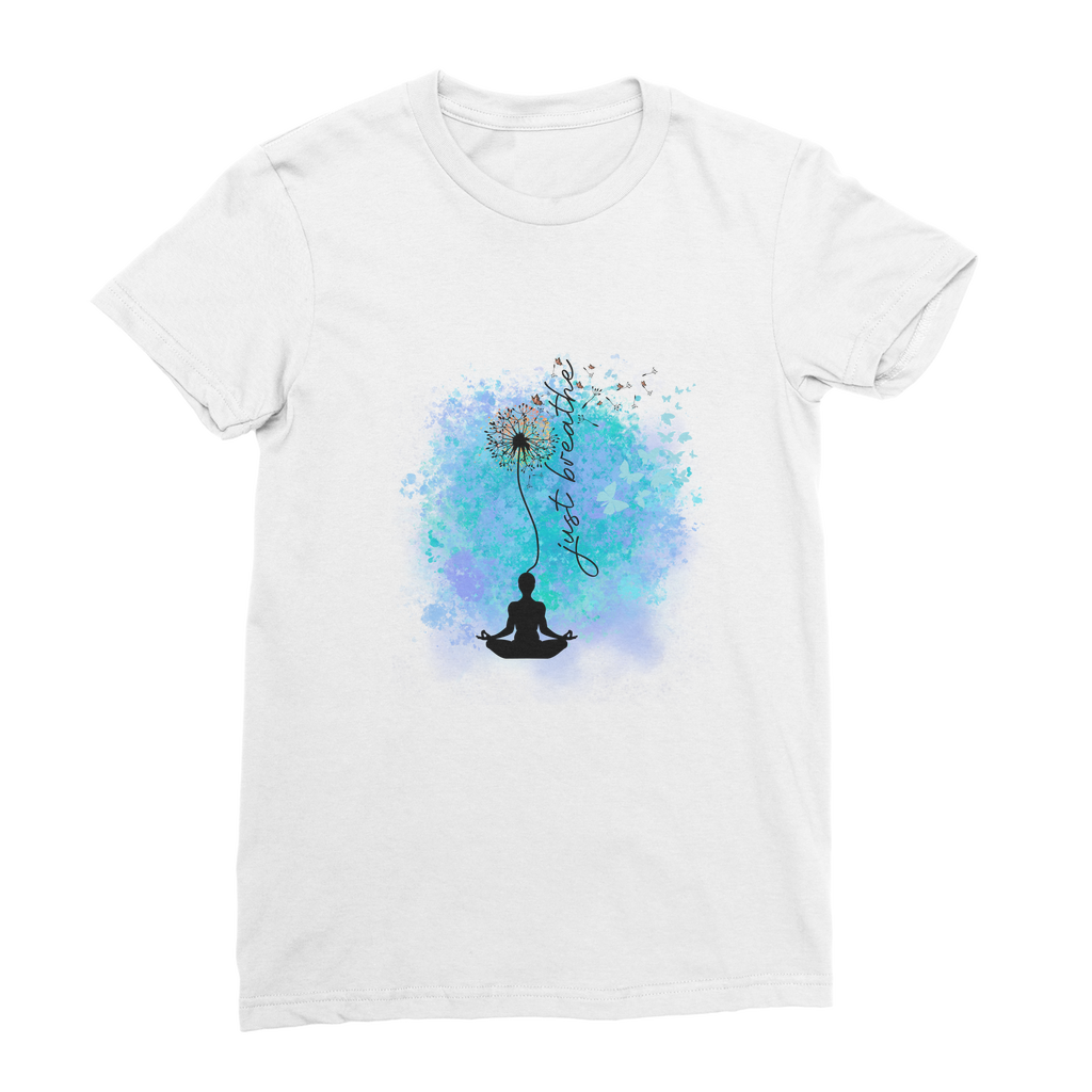 Just Breathe - Dandelion Premium Jersey Women's T-Shirt