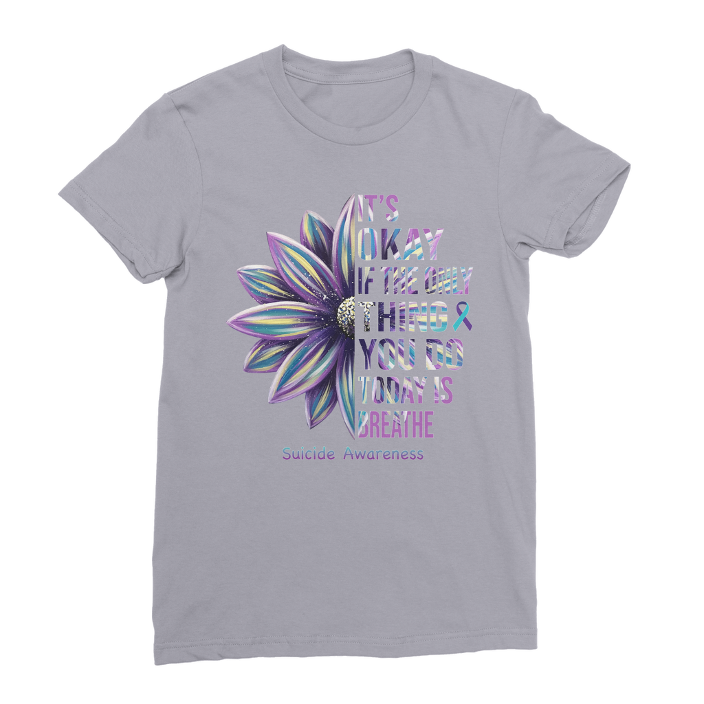 Today Just Breathe Premium Jersey Women's T-Shirt