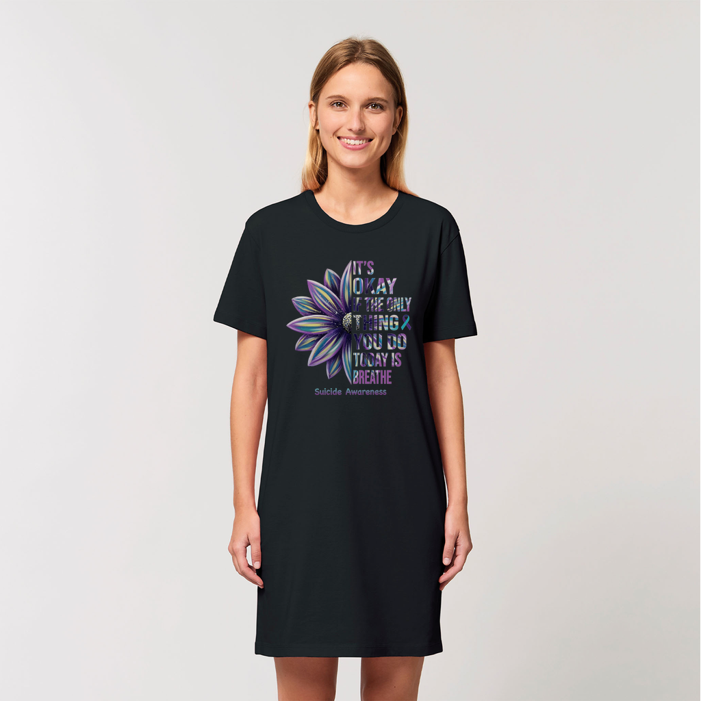 Today Just Breathe Organic T-Shirt Dress