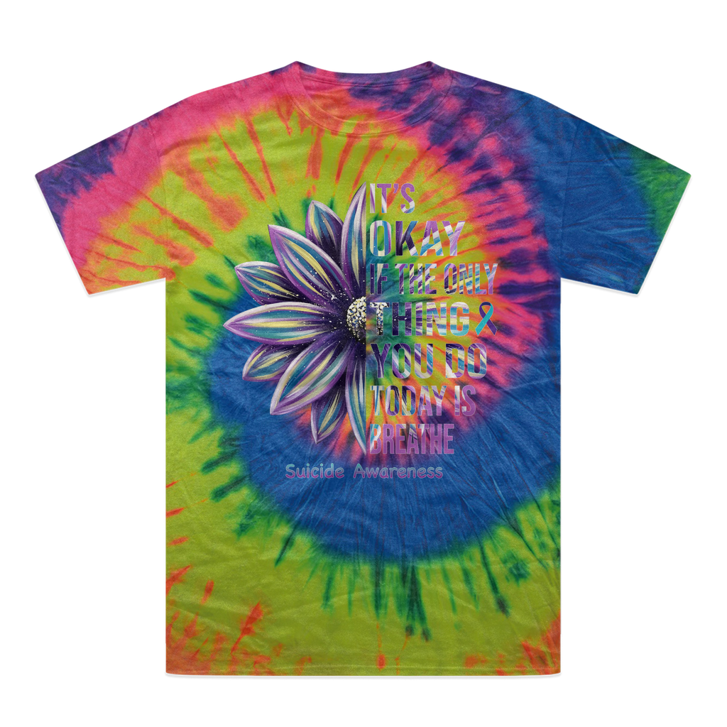 Today Just Breathe Tie-Dye T-Shirt