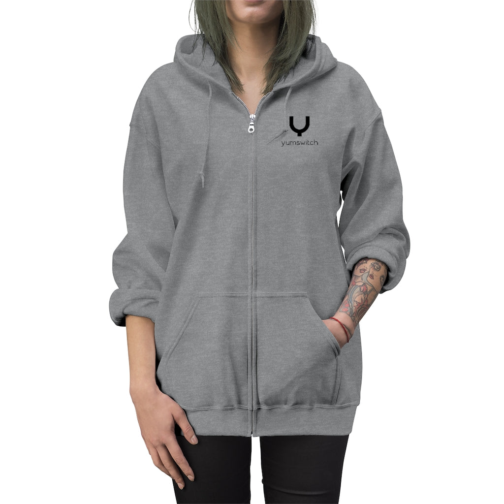 Unisex Zip Up Hoodie