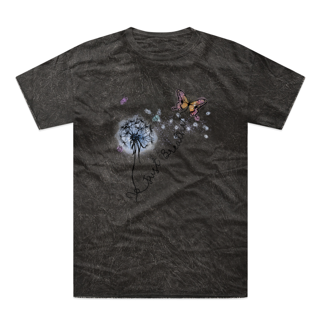 Just Breathe Butterfly Tie-Dye T-Shirt