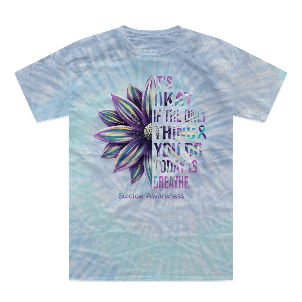 Today Just Breathe Tie-Dye T-Shirt