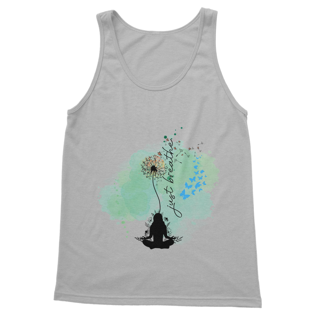 Just Breathe - Green Dandelion Classic Women's Tank Top