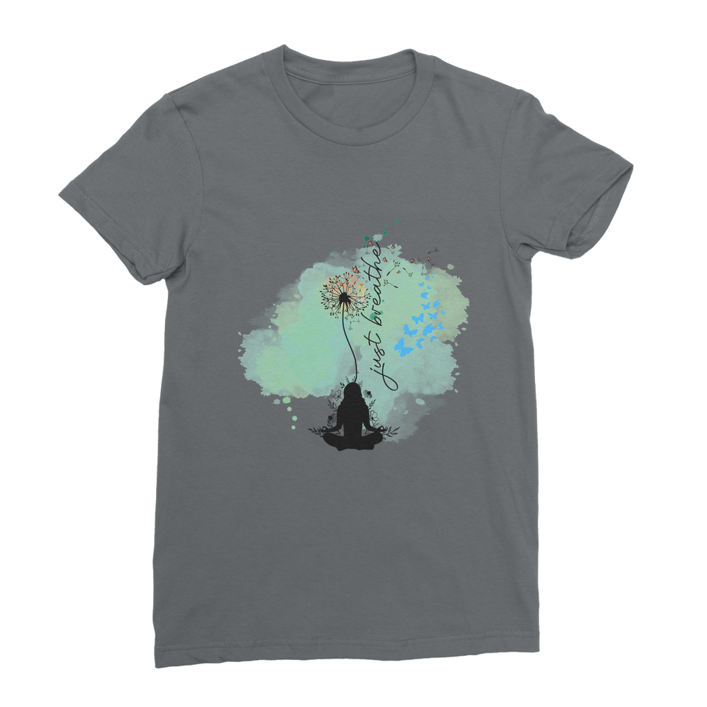 Just Breathe - Green Dandelion Classic Women's T-Shirt