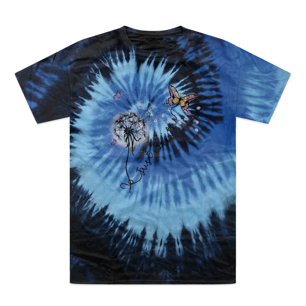 Just Breathe Butterfly Tie-Dye T-Shirt