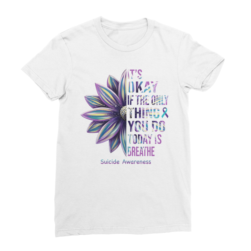 Today Just Breathe Premium Jersey Women's T-Shirt