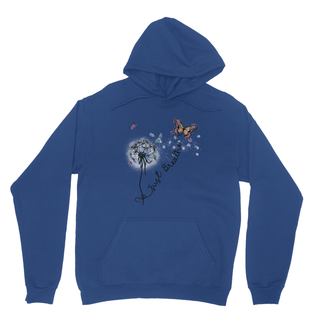 Just Breathe Butterfly Classic Adult Hoodie