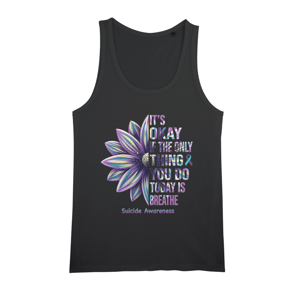 Today Just Breathe Organic Jersey Womens Tank Top