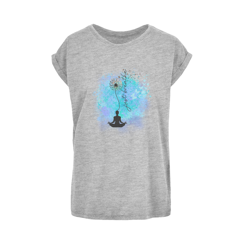 Just Breathe - Dandelion Women's Extended Shoulder T-Shirt XS-5XL