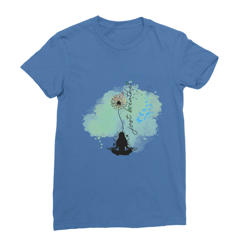 Just Breathe - Green Dandelion Classic Women's T-Shirt