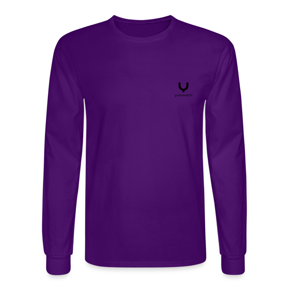 Men's Long Sleeve T-Shirt - purple