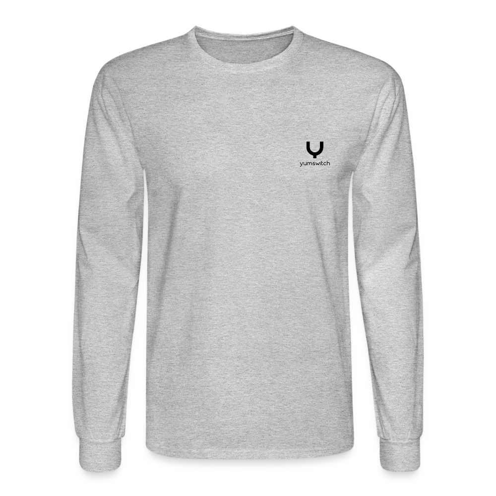 Men's Long Sleeve T-Shirt - heather gray