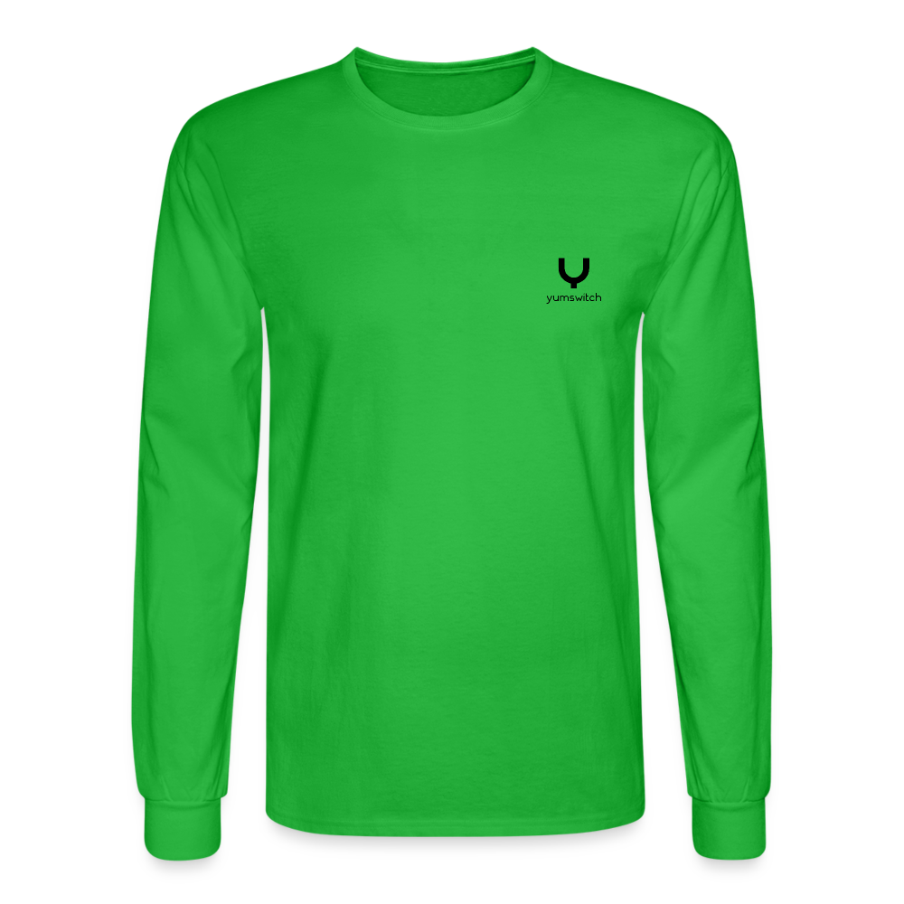 Men's Long Sleeve T-Shirt - bright green