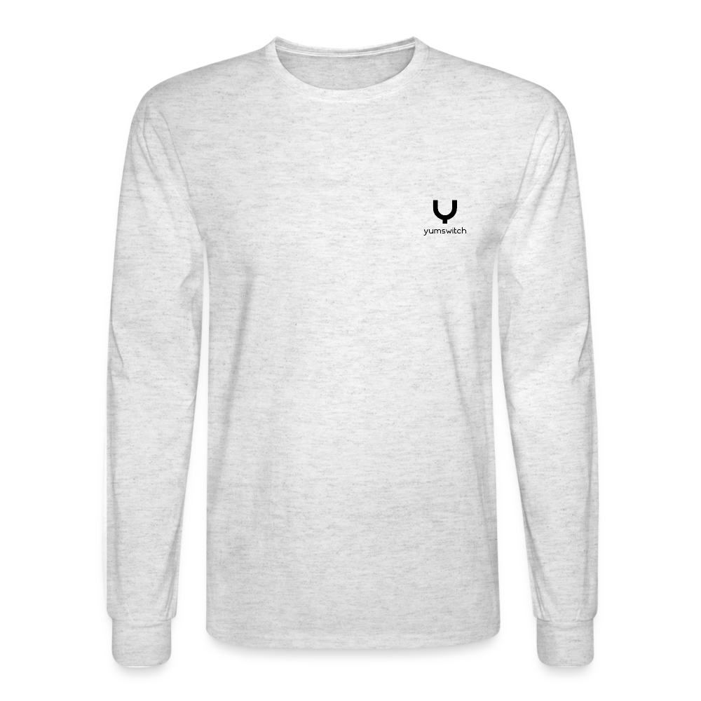 Men's Long Sleeve T-Shirt - light heather gray