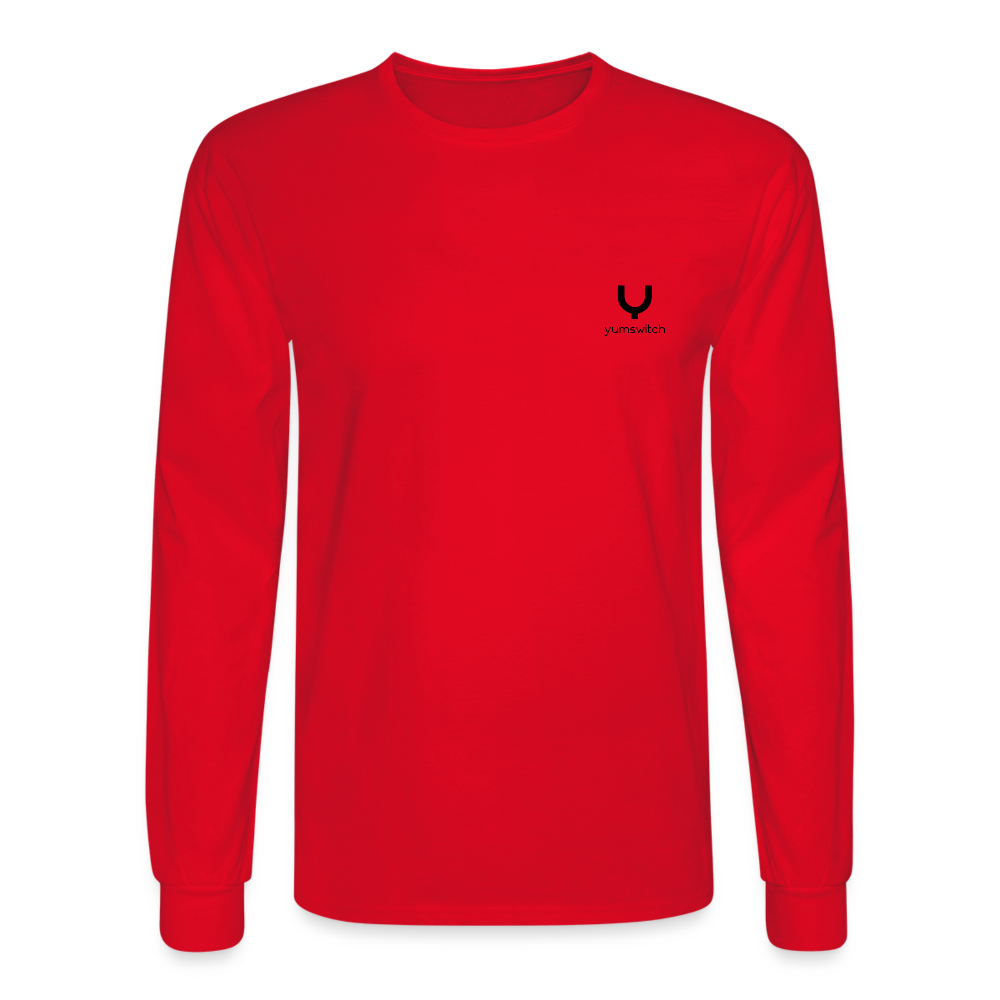 Men's Long Sleeve T-Shirt - red